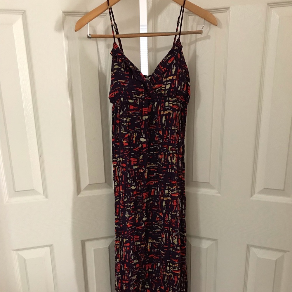 Purple maxi dress